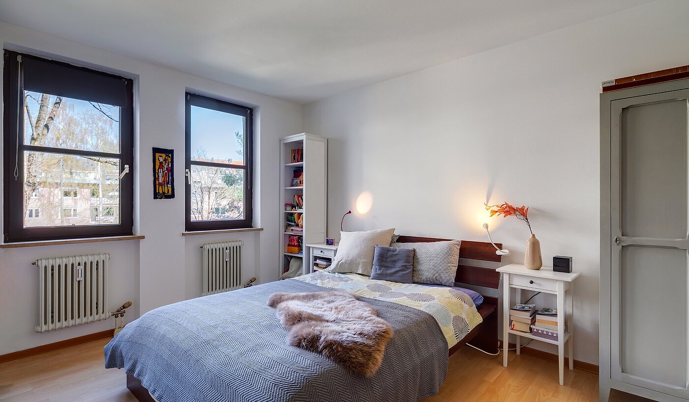 Etagenwohnung mit 2 Zimmern | München-Neuhausen | 2003ML5 | Ruhiges Schlafzimmer...