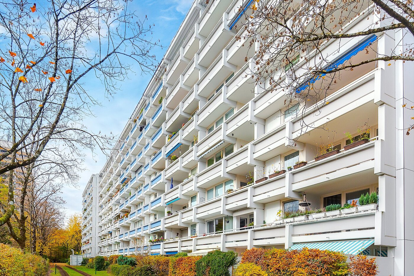 Etagenwohnung mit 3 Zimmern | München-Perlach | 2010ML5 | Rückansicht