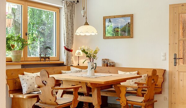 Erdgeschosswohnung mit 2.5 Zimmern | Kreuth | 701351 | Essbereich