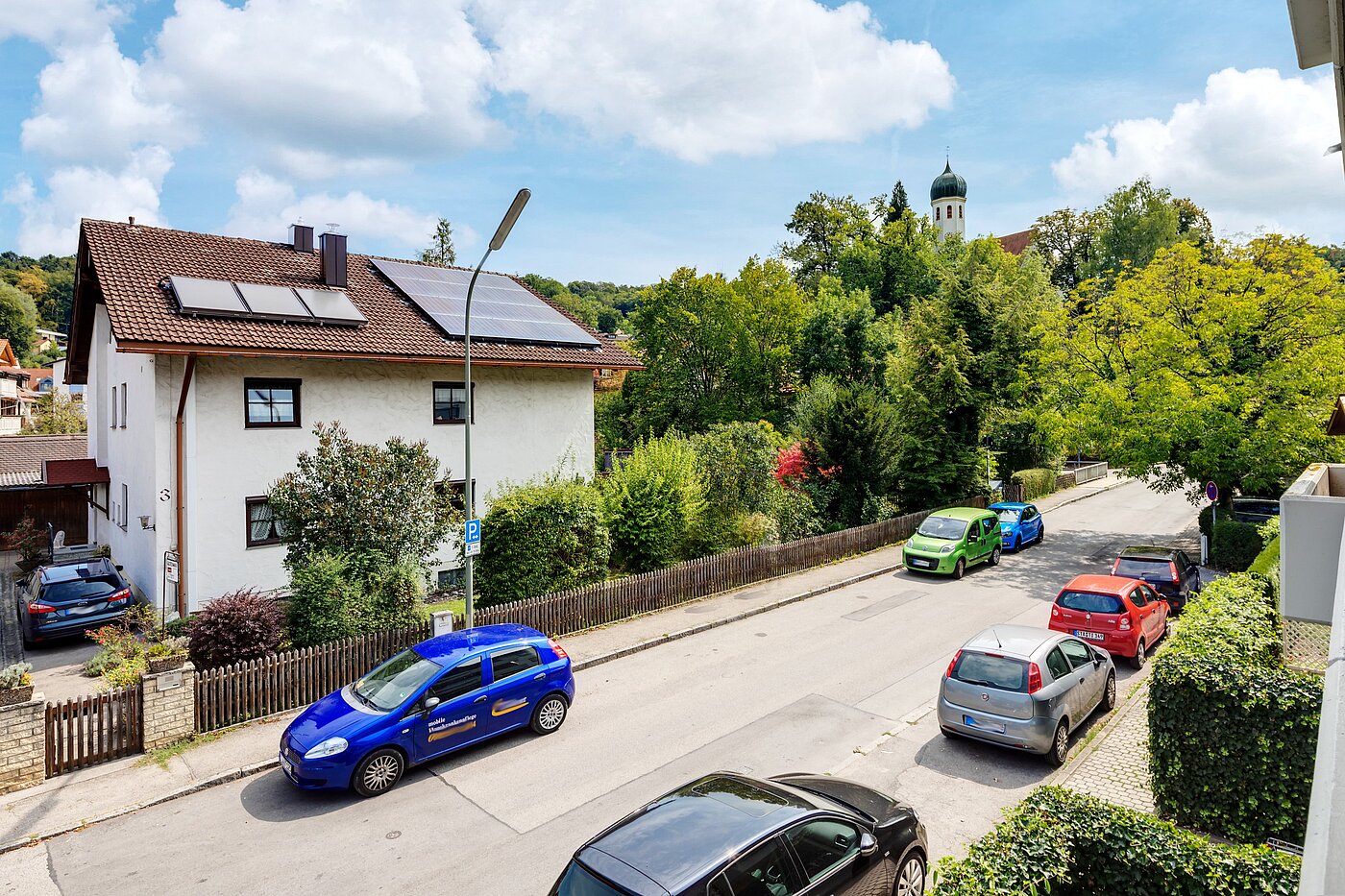 Etagenwohnung mit 1 Zimmer | 700322 | Ausblick vom Balkon