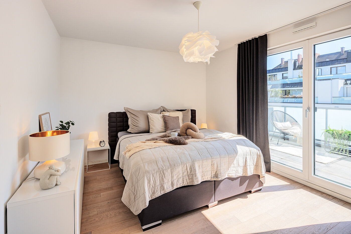Penthouse mit 2 Zimmern | München-Bogenhausen | 70385 | Entspannt schlafen...