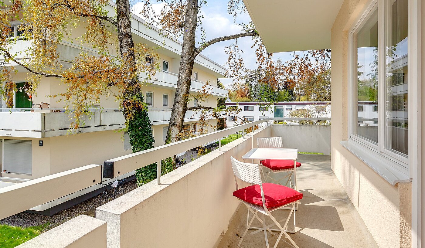 Etagenwohnung mit 1 Zimmer | München-Solln | 1810ML4 | Großer Südwestbalkon