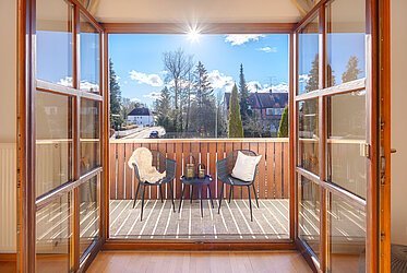 Waldtrudering: Sonnige 2-Zi.-Wohnung stadtnah im Grünen - frei