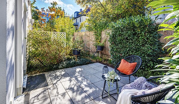 Etagenwohnung mit 2 Zimmern | München-Thalkirchen | 70493 | ...Zugang zur Terrasse...