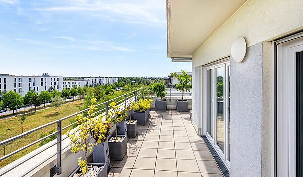 Penthouse mit 3 Zimmern | München-Riem | 70468 | Exklusive Dachterrasse...