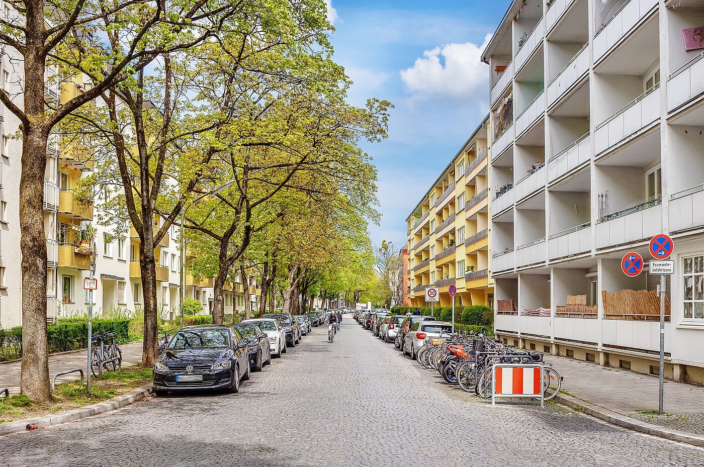 Etagenwohnung mit 1 Zimmer | München-Schwabing | 2105ML1 | Balkonausrichtung