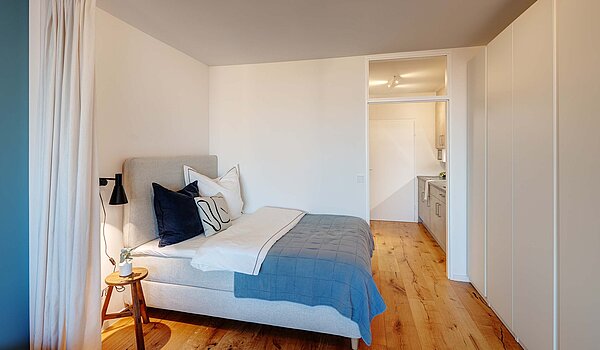 Etagenwohnung mit 1 Zimmer | München-Bogenhausen | 70457 | Schlafen