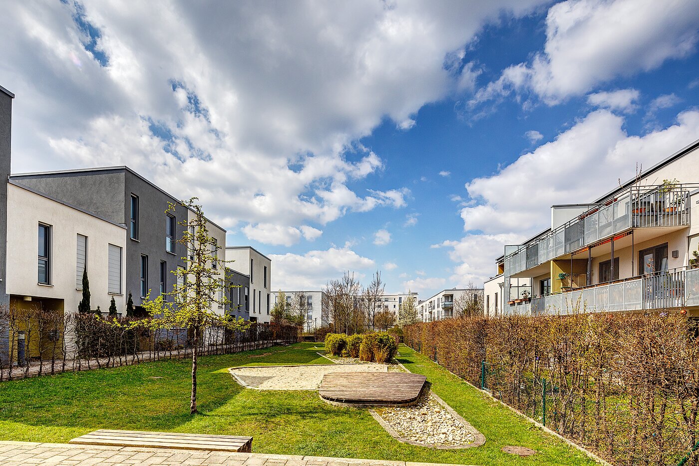 Dachgeschosswohnung mit 3 Zimmern | München-Riem | 701701 | ...viel Grün,..