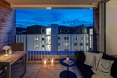Maxvorstadt: Modernes Penthouse mit Top Ausstattung - Süd-Loggia
