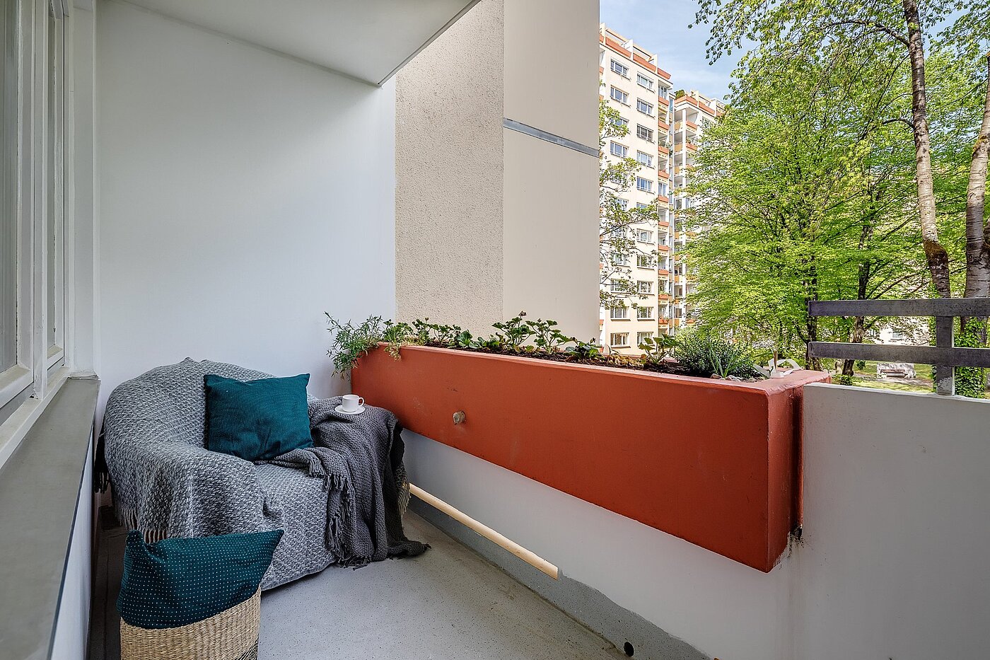 Etagenwohnung mit 2 Zimmern | München-Perlach | 1904ML5 | Balkon mit Ausblick