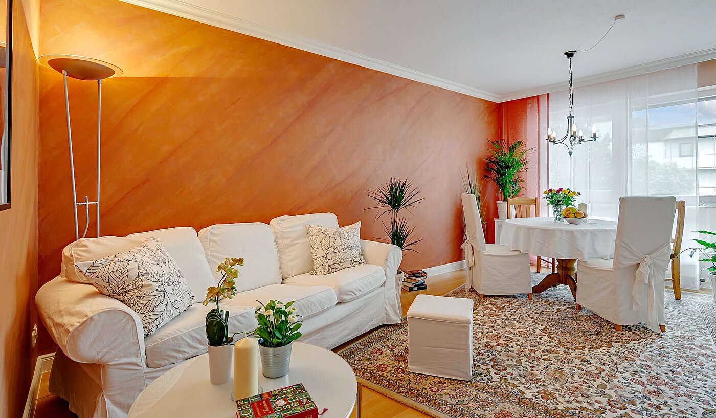 Etagenwohnung mit 2 Zimmern | München-Allach | 1903ML6 | Stilvolles Wohnzimmer