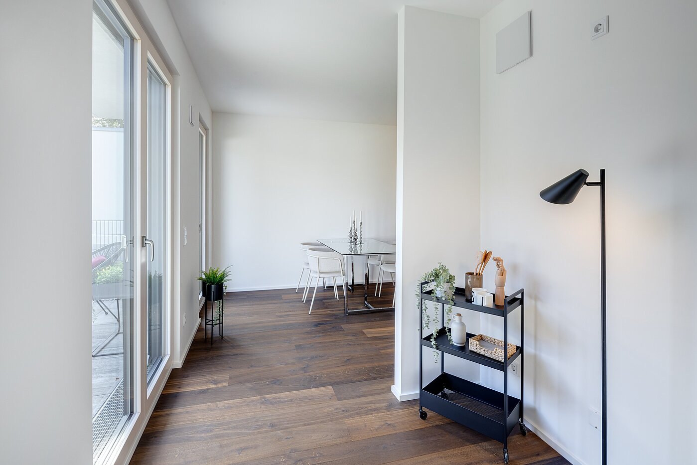Terrassenwohnung mit 2 Zimmern | München-Harlaching | 70372 | Blick zum...