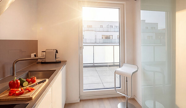 Penthouse mit 2 Zimmern | München-Bogenhausen | 70385 | ...mit Terrassen Zugang