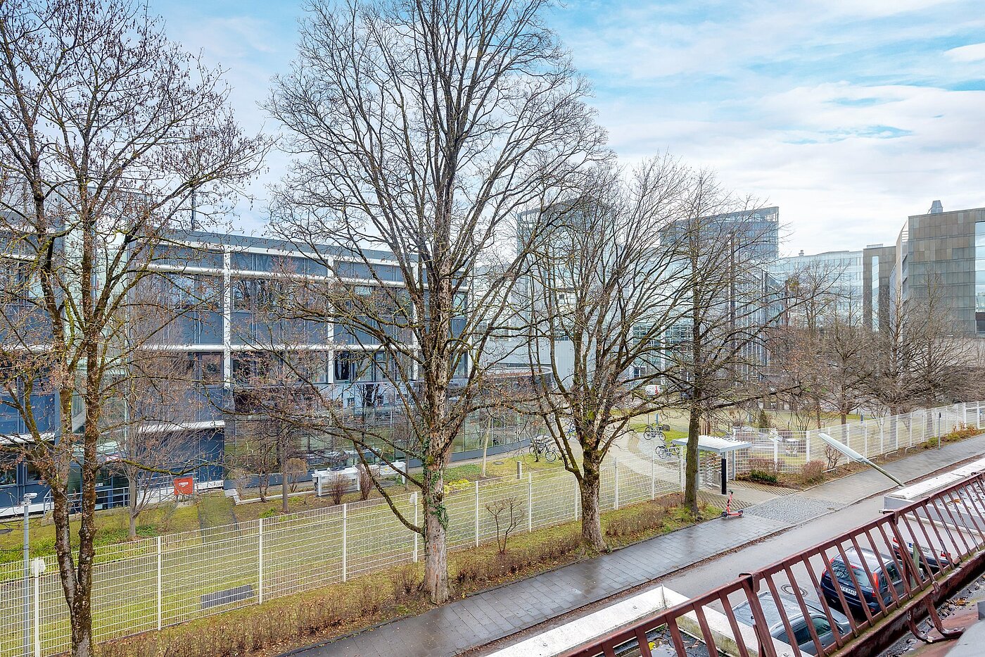 Etagenwohnung mit 1 Zimmer | München-Bogenhausen | 2012ML2 | Ausblick vom Fenster