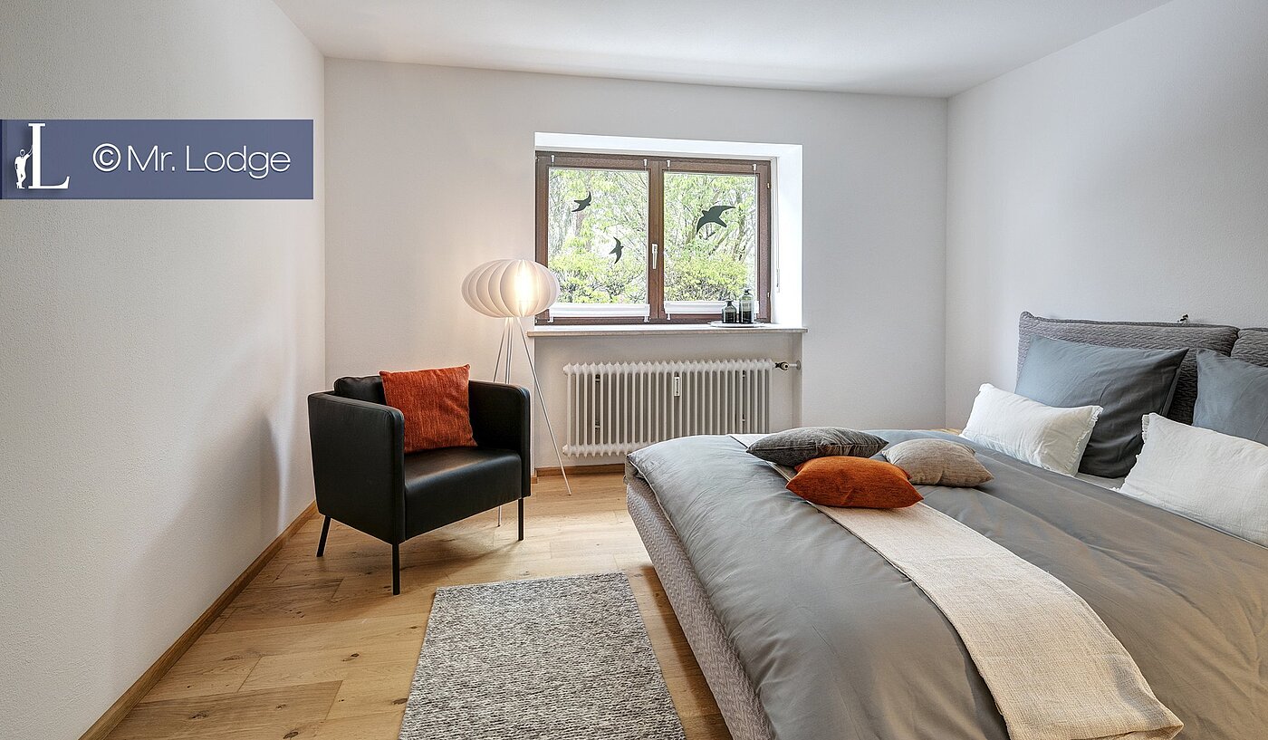 Erdgeschosswohnung mit 2 Zimmern | München-Harlaching | 1704ML6 | Schlafzimmer