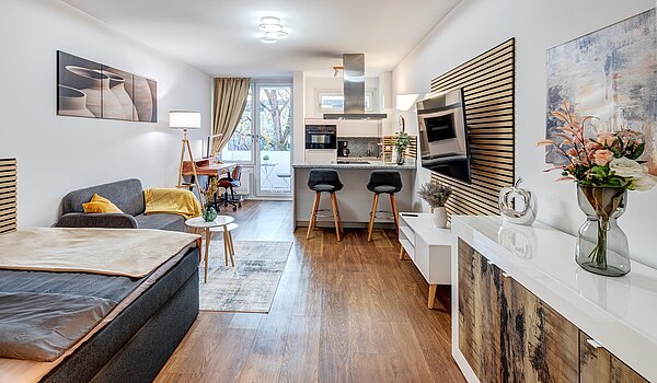 Apartment mit 1 Zimmer | München-Milbertshofen | 70183 | Schlaf- Wohnraum