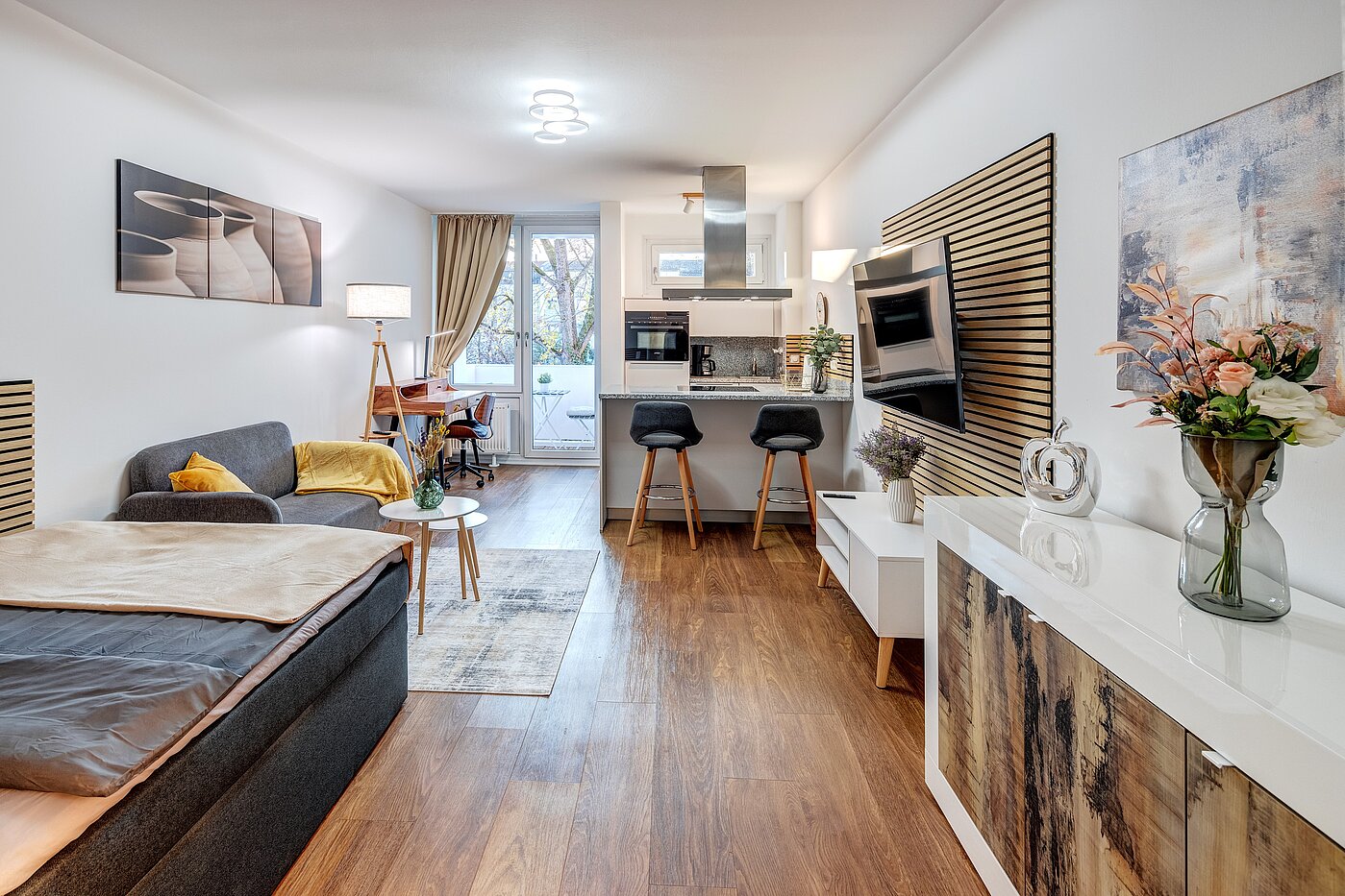 Apartment mit 1 Zimmer | München-Milbertshofen | 70183 | Schlaf- Wohnraum