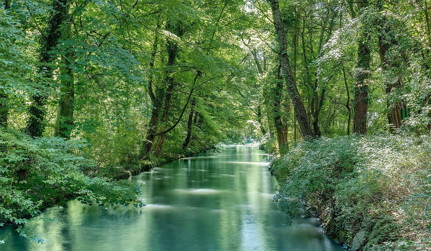 Etagenwohnung mit 1 Zimmer | München-Schwabing | 2111ML3 | Der Schwabinger Bach im...