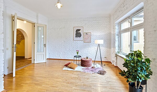 Etagenwohnung mit 2 Zimmern | München-Isarvorstadt | 703031 | Wohnbereich