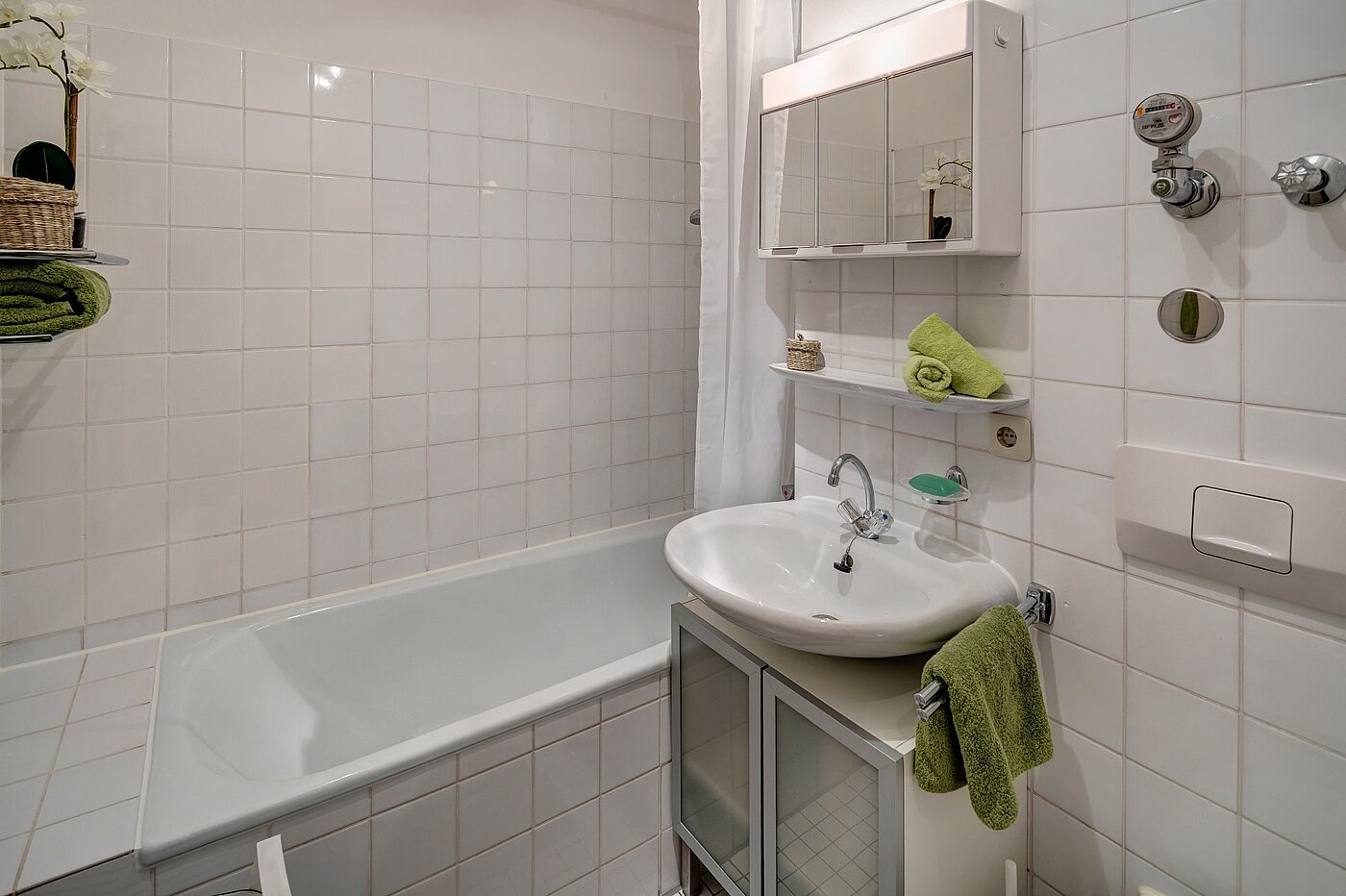 Etagenwohnung mit 1.5 Zimmern | München-Lehel | 2107ML9 | ...mit Badewanne