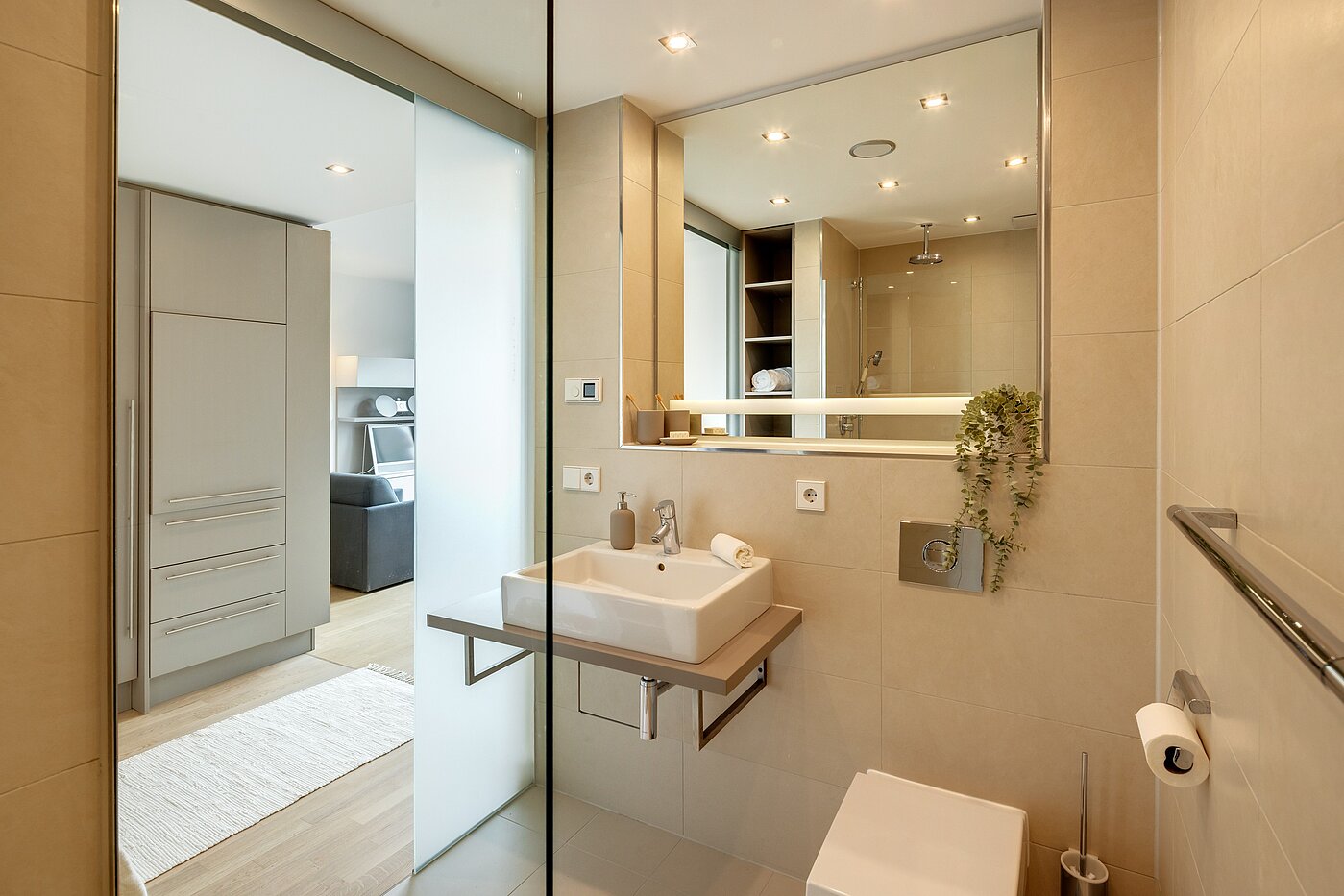 Apartment mit 1.5 Zimmern | München-Bogenhausen | 70233 | ...bodengleicher Dusch