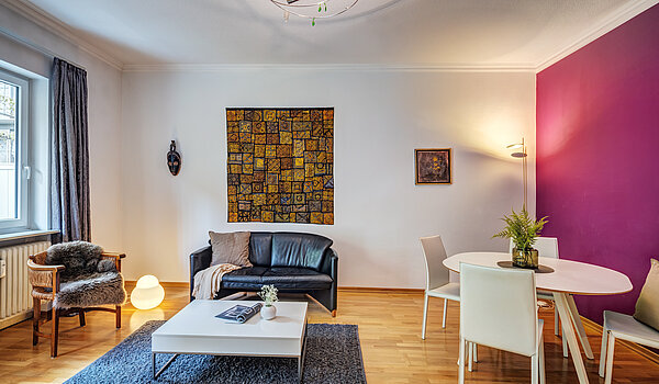 Erdgeschosswohnung mit 2 Zimmern | München-Schwabing | 70394 | Offener Wohn- Essbereich