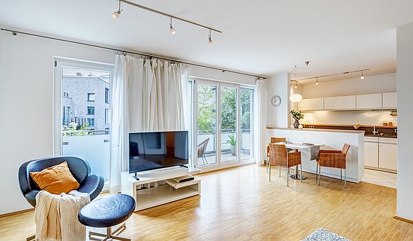 Etagenwohnung mit 3 Zimmern | München-Neuhausen | 70489