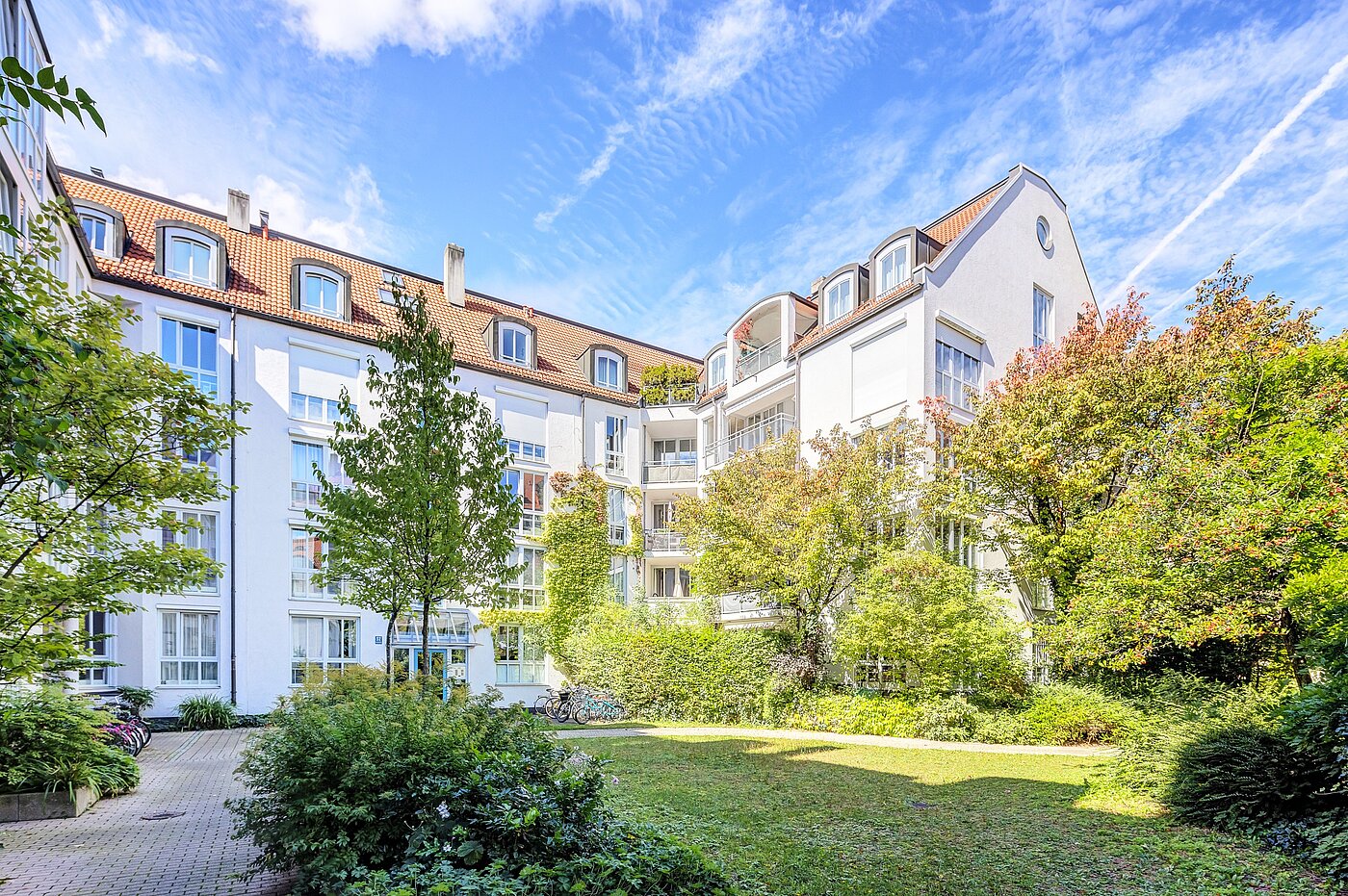Etagenwohnung mit 1 Zimmer | München-Schwabing | 70249 | ...Innenhofbereich