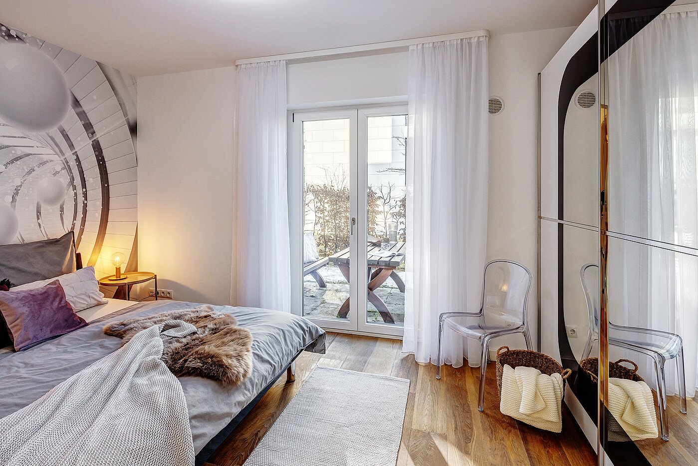 Erdgeschosswohnung mit 2 Zimmern | München-Riem | 2201ML1 | Schlafzimmer mit...