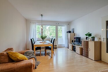 Perlach: 2-Zi.-Wohnung mit 60 m² -  ideal aufgeteilt