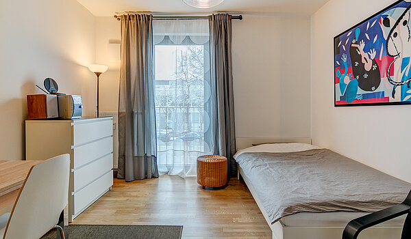 Etagenwohnung mit 1 Zimmer | München-Ramersdorf | 70428 | Einrichtungsbeispiel