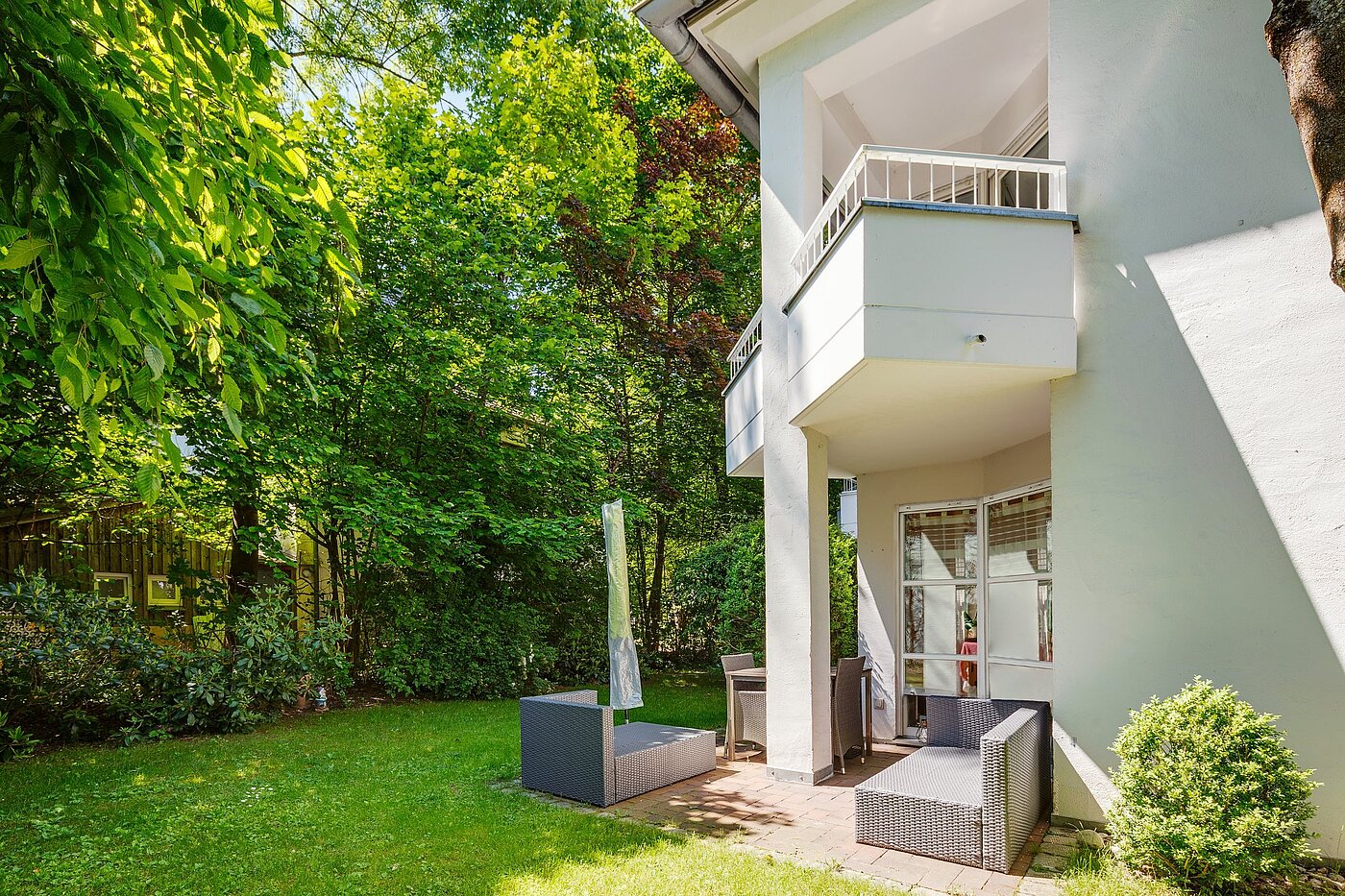 Etagenwohnung mit 3 Zimmern | München-Harlaching | 2103ML3 | ...zur Ost-Terrasse