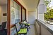 Balkon mit West-Ausrichtung