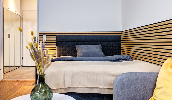 Apartment mit 1 Zimmer | München-Milbertshofen | 70183 | Gemütliches Bett