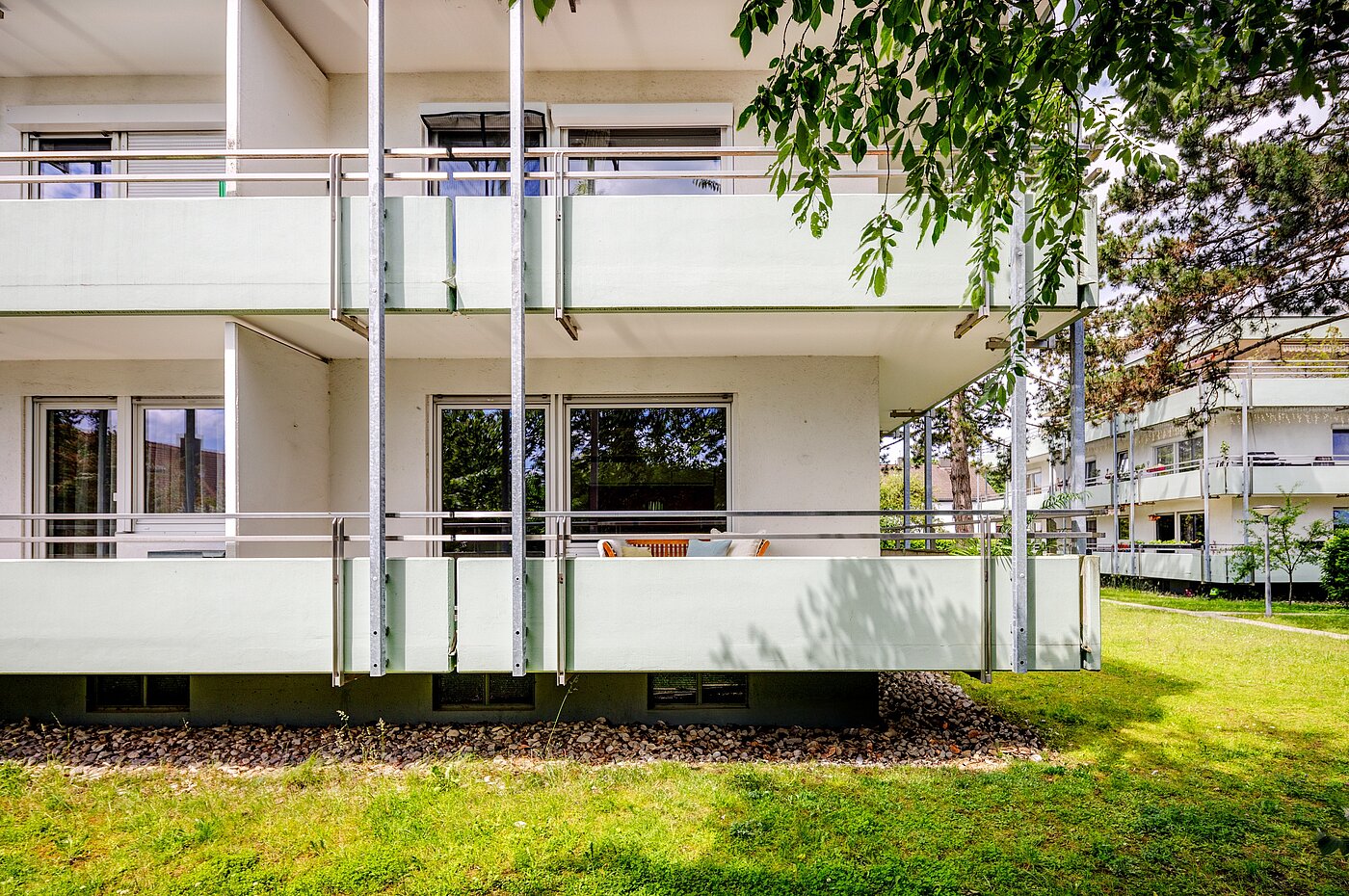 Etagenwohnung mit 1.5 Zimmern | München-Milbertshofen | 701281 | Eckbalkon