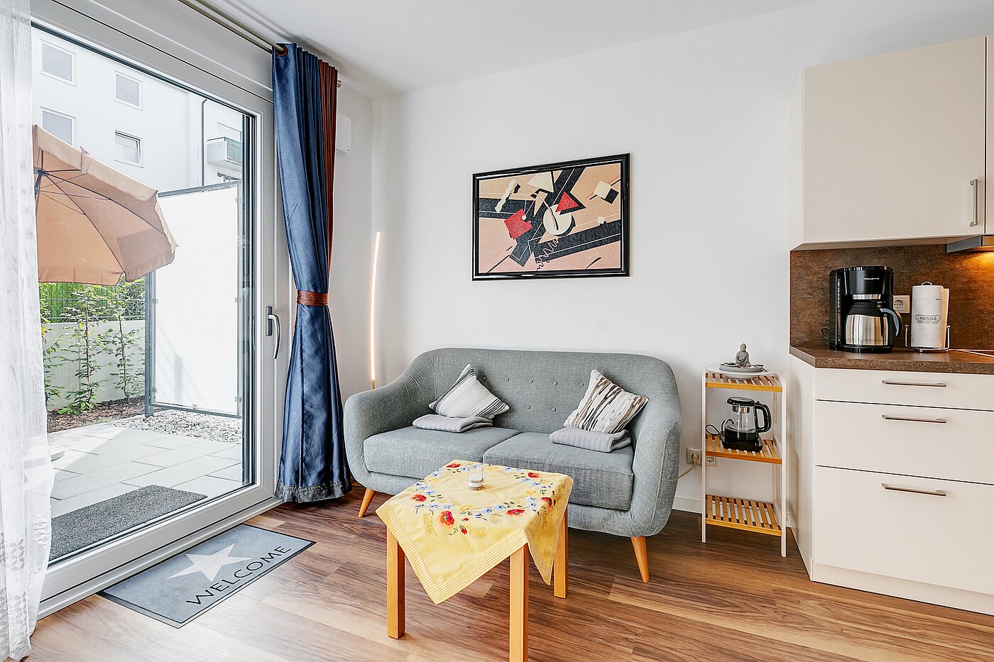Erdgeschosswohnung mit 1 Zimmer | München-Milbertshofen | 2202ML8 | ...mit Zugang zur Terrasse