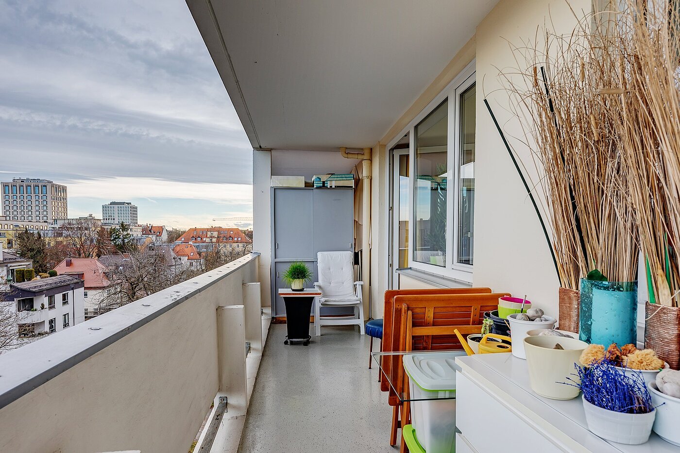 Etagenwohnung mit 3 Zimmern | München-Schwabing | 1912ML4 | Großer Balkon