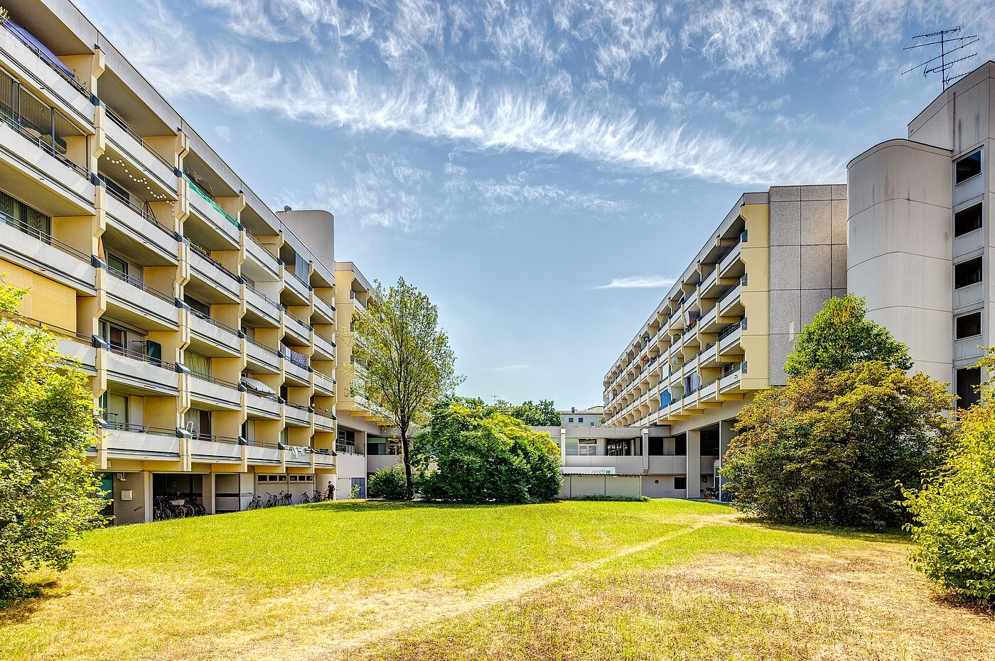 Etagenwohnung mit 1 Zimmer | München-Berg am Laim | 2207ML6 | Innenhof