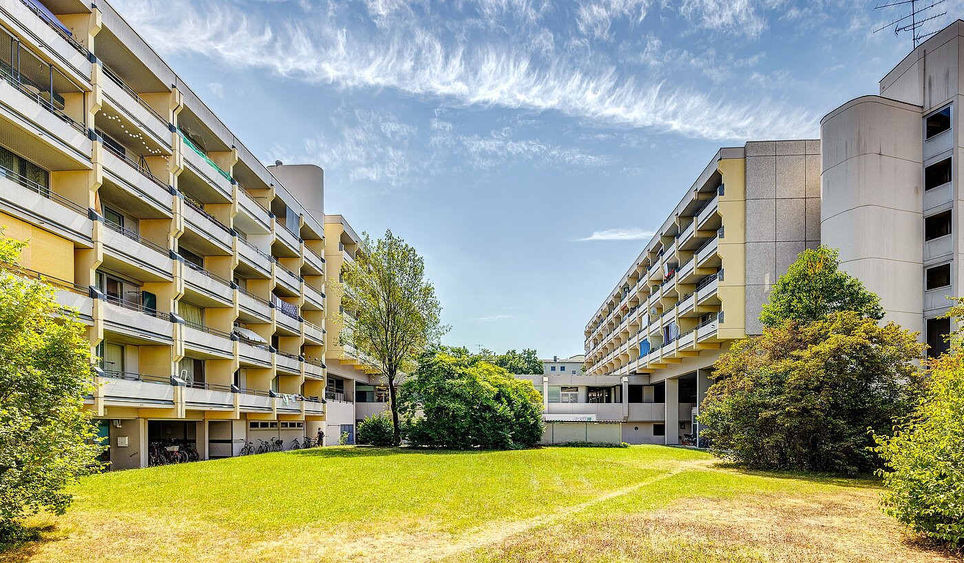 Etagenwohnung mit 1 Zimmer | München-Berg am Laim | 2207ML6 | Innenhof