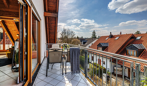 Maisonettewohnung mit 3.5 Zimmern | München-Trudering | 70391 | Balkon