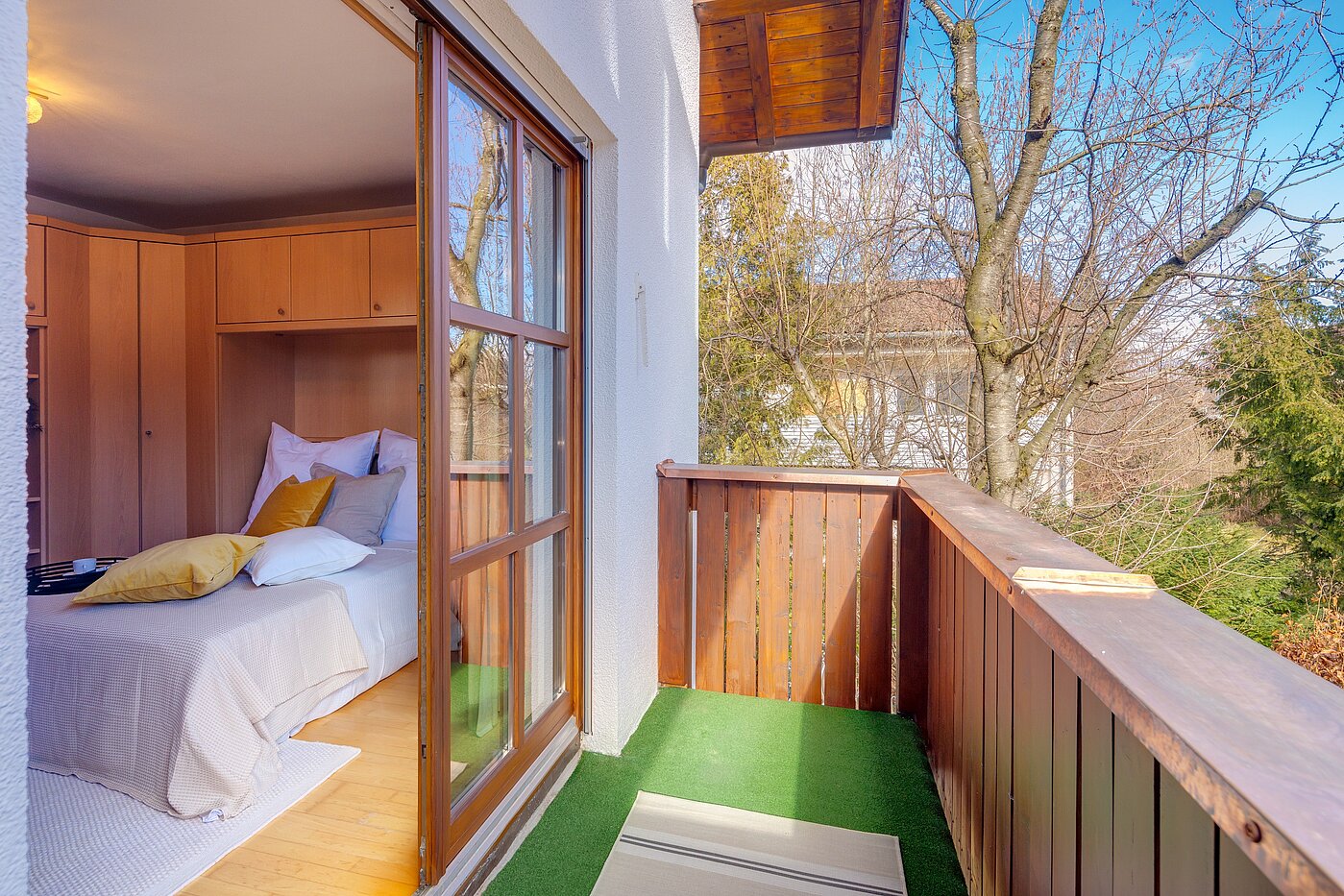 Etagenwohnung mit 2 Zimmern | München-Trudering | 701781 | Balkon mit Morgensonne