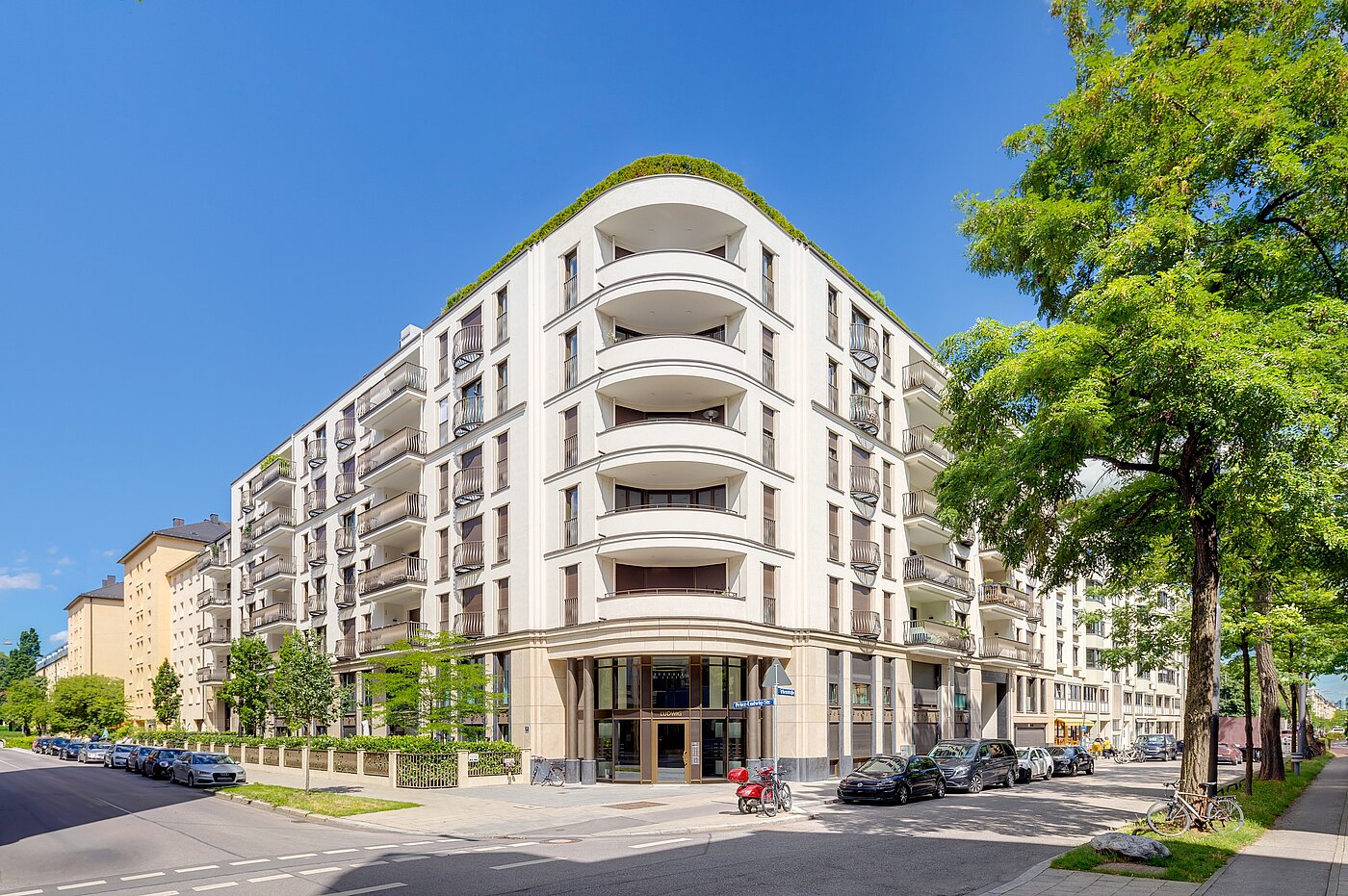 Etagenwohnung mit 3 Zimmern | 70046 | Ansicht von der Straße