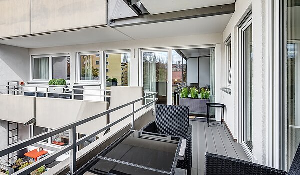 Etagenwohnung mit 3.5 Zimmern | München-Au | 704231 | Balkon