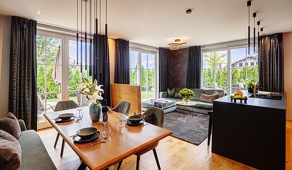 Erdgeschosswohnung mit 3 Zimmern | Bad Wiessee | 70053 | Wohnen/Essen/Kochen