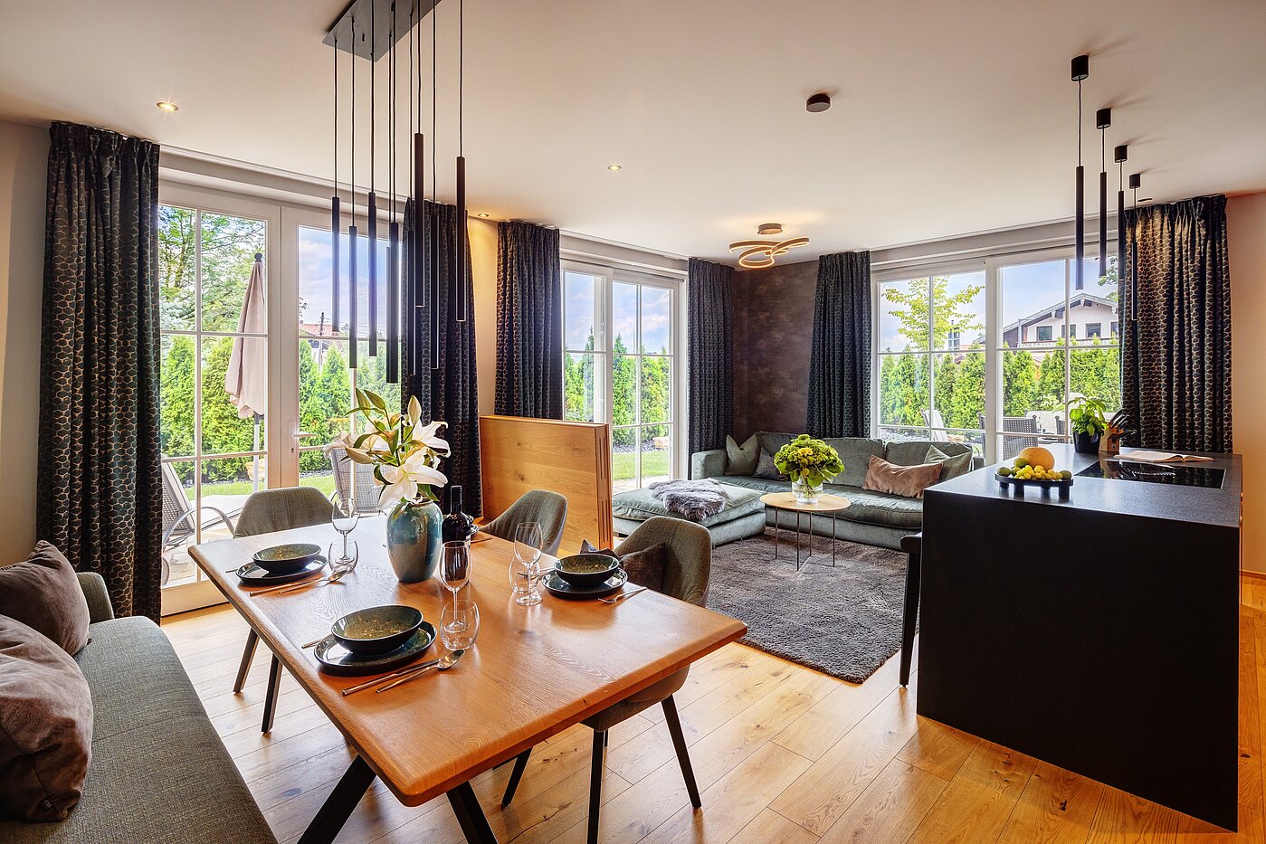 Erdgeschosswohnung mit 3 Zimmern | Bad Wiessee | 70053 | Wohnen/Essen/Kochen