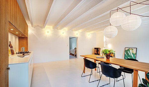 Etagenwohnung mit 2.5 Zimmern | München-Au | 703111 | Wohn- und Essbereich