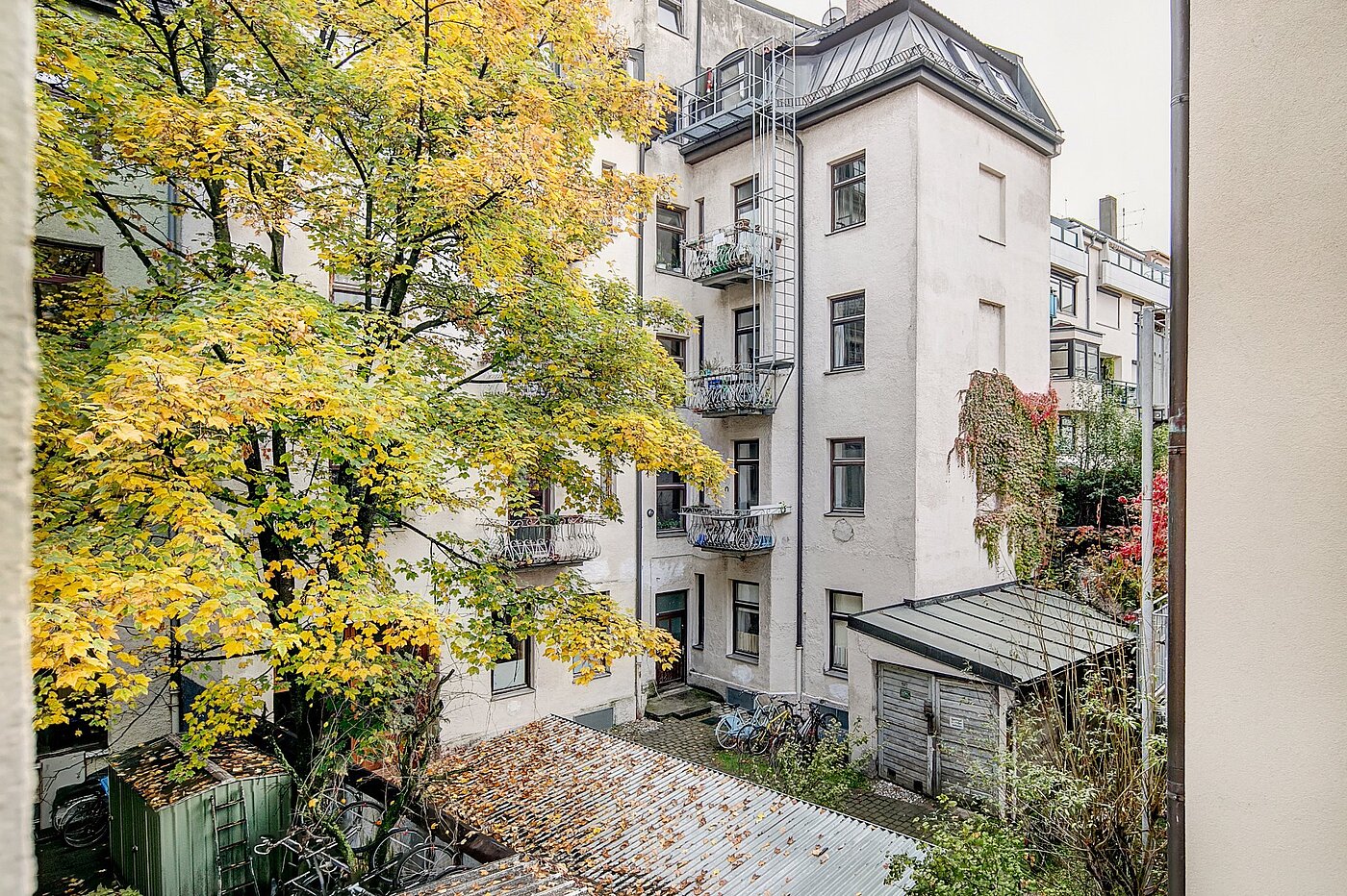 Etagenwohnung mit 4 Zimmern | München-Maxvorstadt | 2011ML2 | Hofansicht