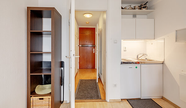 Etagenwohnung mit 1 Zimmer | München-Maxvorstadt | 70397 | Apartmentküche