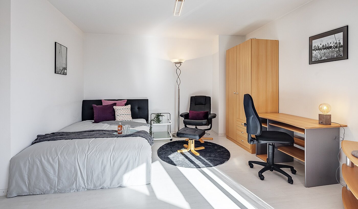 Etagenwohnung mit 1 Zimmer | München-Perlach | 2102ML1