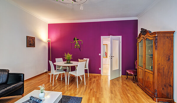 Erdgeschosswohnung mit 2 Zimmern | München-Schwabing | 70394 | Essbereich